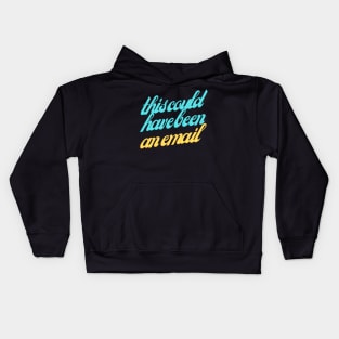 Zoom meeting Kids Hoodie